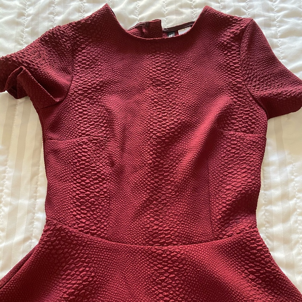 Red Peplum Top from H&M